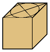 A wooden knob 'blank'