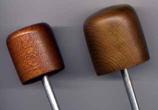 Home-produced wooden knobs